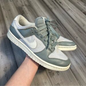 Nike Dunk Low PRM Mica Green Sage Ivory White Cream Sail Khaki size 7 USED